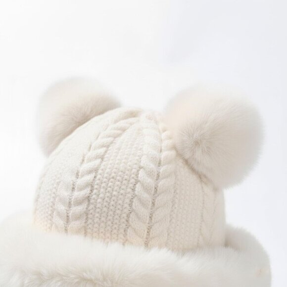 Women Naibai 2Winter Sherpa Beanie Hats Knit Ear Flaps Peruvian Cover Ears main image 9